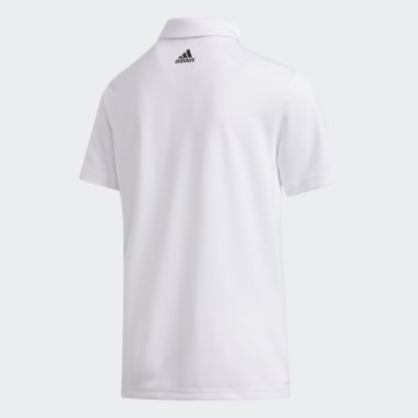 Chlapci Golf biela Polokošeľa 3-Stripes