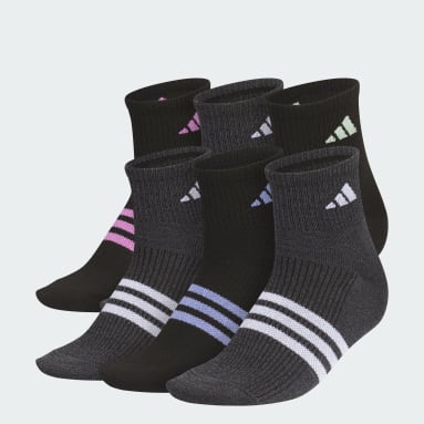 ADIDAS Women's Cushioned 3.0 No Show Socks 3-Pack Size 5-10 Black