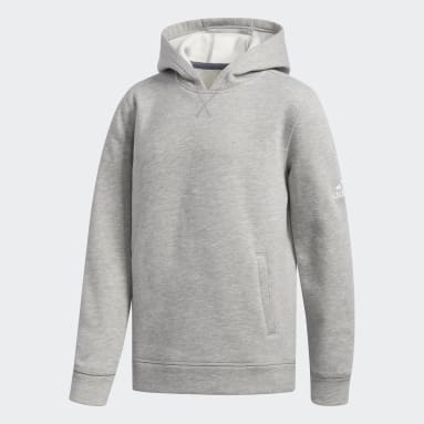 Sweat-shirt à capuche en molleton gris Enfants 4-8 Years Entraînement