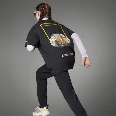 Polera National Geographic Manga Corta Estampada Negro TERREX