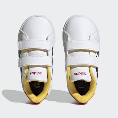 Børn Sportswear Hvid adidas x Disney Grand Court Mickey Hook-and-Loop sko