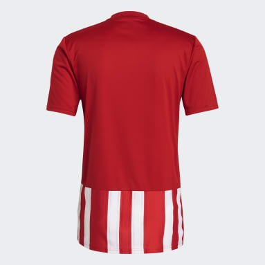 Men Football Red Striped 21 Jersey