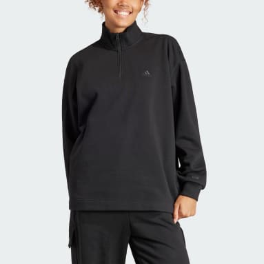Women Sportswear Black ALL SZN Fleece Quarter-Zip Sweatshirt