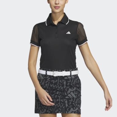 Women Golf Black 에어로레디 메쉬 폴로 셔츠