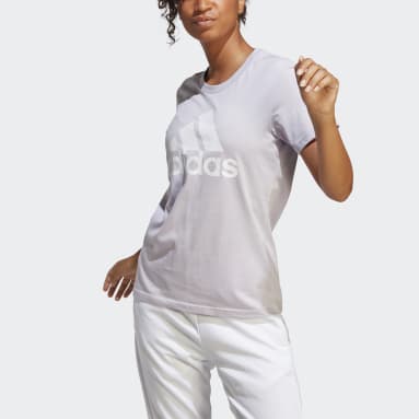 Women Sportswear Purple Essentials Logo Tee