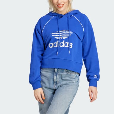 Adidas Blues Team Issue Pullover Hoodie Royal Blue L - Mens Hockey Hoodies & Sweatshirts