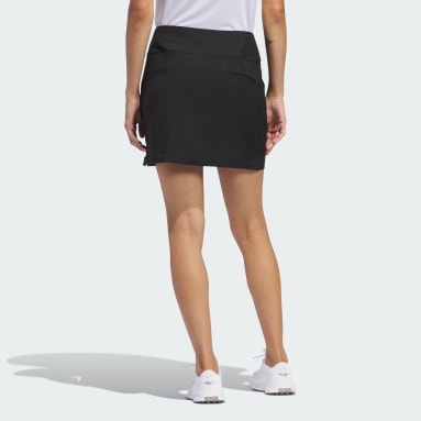 Women's Golf Black Solid Skort