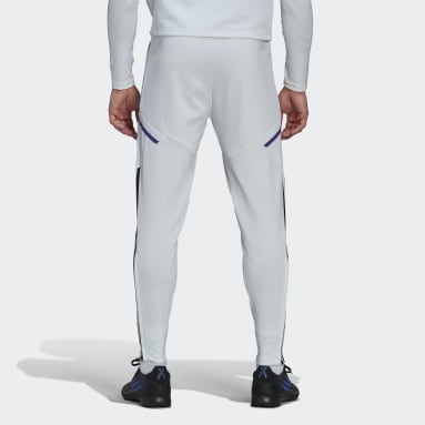 Adidas best sale white joggers