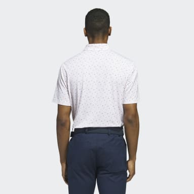 Männer Golf Go-To Print Golf Poloshirt Orange