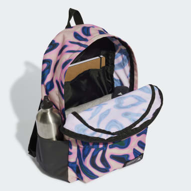 Classic Animal-Print Backpack Beżowy