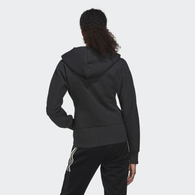 adidas Candace Parker Short Sleeve Hoodie - Black | adidas Canada