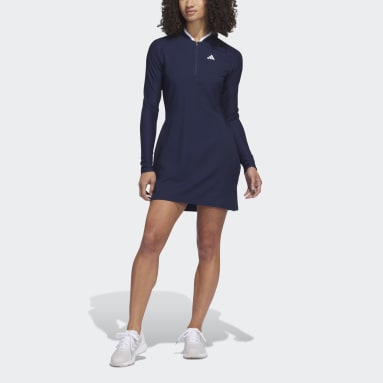 Frauen Golf Long Sleeve Golfkleid Blau