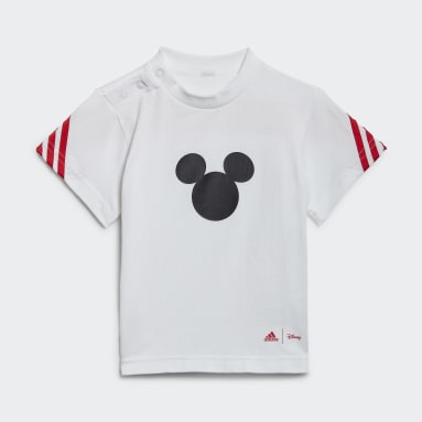 Jungen Sportswear adidas x Disney Mickey Mouse Sommer-Set Weiß