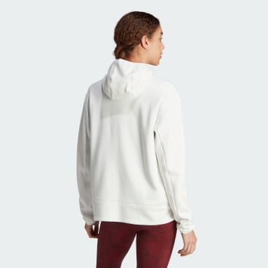 Casaco em Fleece com Capuz XPLORIC TERREX Branco Mulher TERREX