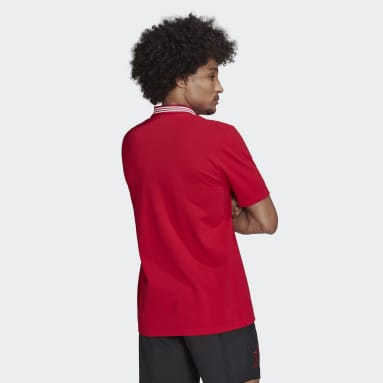 Manchester United DNA Polo Shirt Czerwony