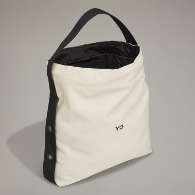 Y-3 สีเทา กระเป๋ายิมหนัง Y-3 Lux