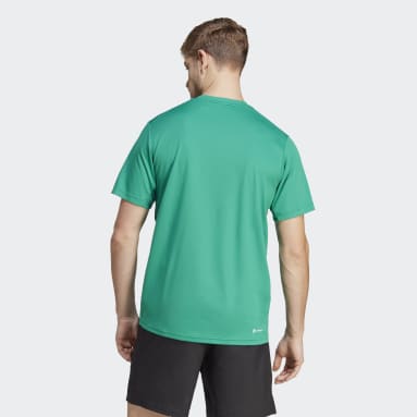 Mænd Fitness Og Træning Grøn Train Essentials Training T-shirt