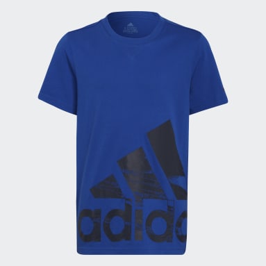 Boys Sportswear Blue Logo Tee