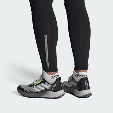 Men TERREX Grey Terrex Agravic Flow 2.0 Trail Running Shoes