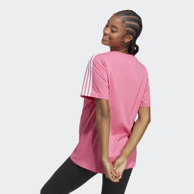 Women Sportswear Pink Essentials 3-Stripes Tee