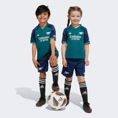 Divisa Mini Third 23/24 Arsenal FC Verde Bambini Calcio