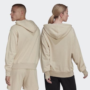 Sudadera con capucha Botanical Dyed (Género neutro) Beige Sportswear