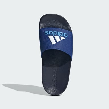 Men's Black & White adilette Aqua Slides | F35543 | adidas US