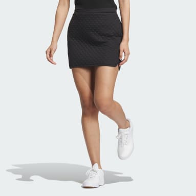 Women Golf Black 윈드레디 퀼티드 스커트