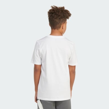 Youth Training White SS LINEAR STACK TEE