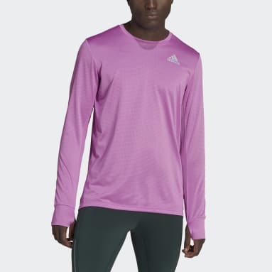 Männer Running Own the Run Longsleeve Lila