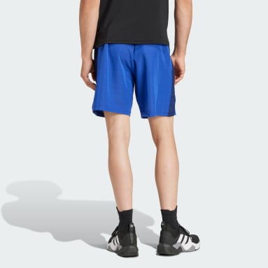 Shorts de entrenamiento de tejido jaspeado Essentials