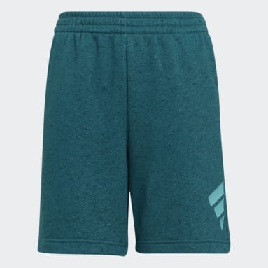 Calções 3-Stripes Future Icons Turquesa Rapazes Sportswear