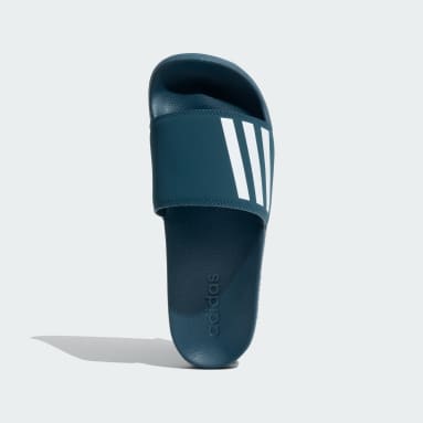 Turquoise adidas hot sale slides