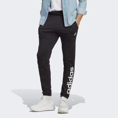 Männer Sportswear Essentials Single Jersey Tapered Elasticized Cuff Logo Hose Schwarz