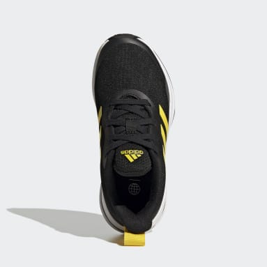 Kids Running Black FortaRun Sport Running Lace Shoes