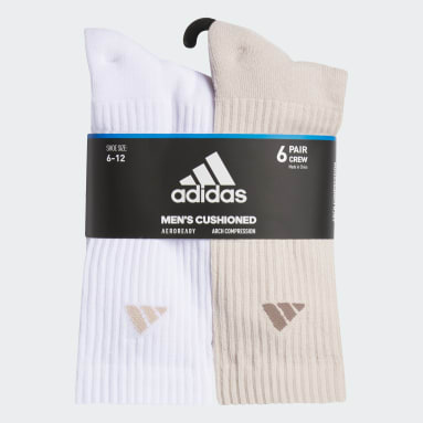 Athletic Cushioned Crew Socks 6 Pairs