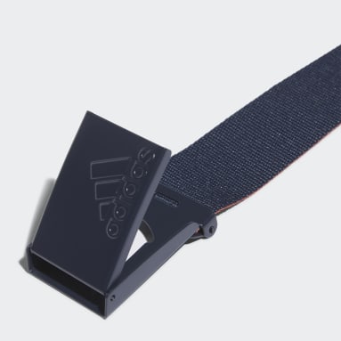 Men Golf Blue Golf Reversible Web Belt