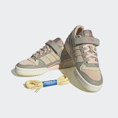 Tenis Forum Low Gris Mujer Originals
