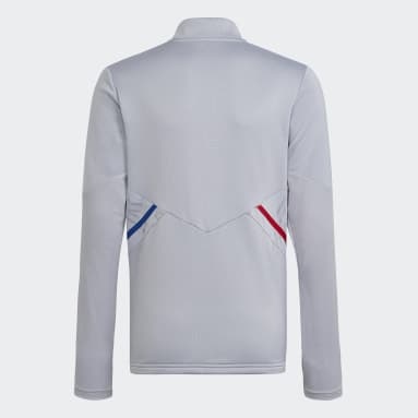 Kids Football Grey Olympique Lyonnais Tiro 21 Training Top