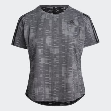 Own The Run Primeblue Running T-skjorte (store størrelser) Svart