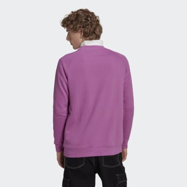 Herr Originals Lila Adicolor Classics Trefoil Crewneck Sweatshirt