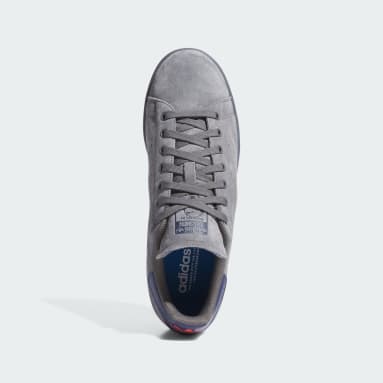 Stan smith adidas grey suede on sale