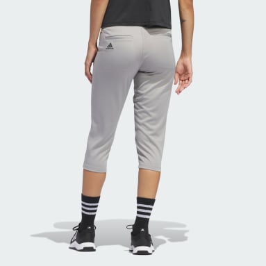 ADIDAS Women's Track Pants sz XS X-Small Glory Gray White Bottoms