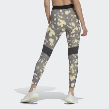 Leggings 7/8 Hyperglam Printed Giallo Donna Fitness & Training