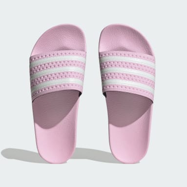 ISlides Official - Atlanta Braves Primary Pink 8 / Pink Slides - Sandals - Slippers