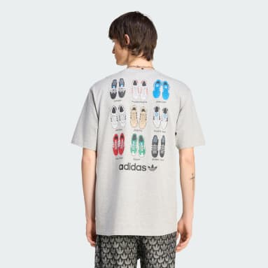 เสื้อยืดทรงหลวมพิมพ์ลาย Shoes 4