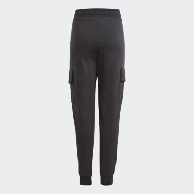 Pantalon cargo molleton noir Adolescents 8-16 Years Originals