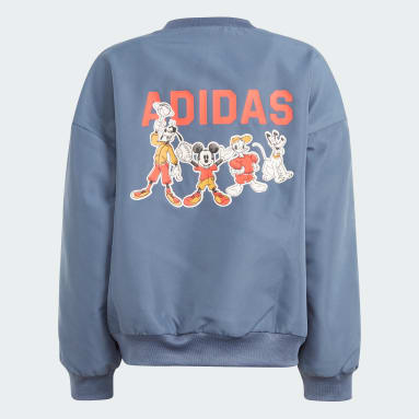 Barn Sportswear Blå Disney Mickey Mouse Vindjacka Barn