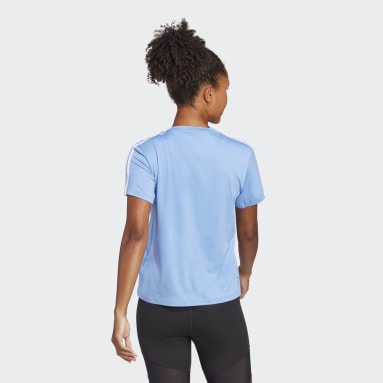 T-shirt AEROREADY Train Essentials 3-Stripes Bleu Femmes Training Et Fitness