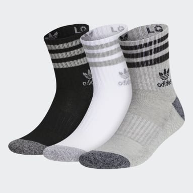 Originals Grey Roller High Quarter Socks 3 Pairs